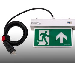 Notausgangsleuchte LED, exklusiv